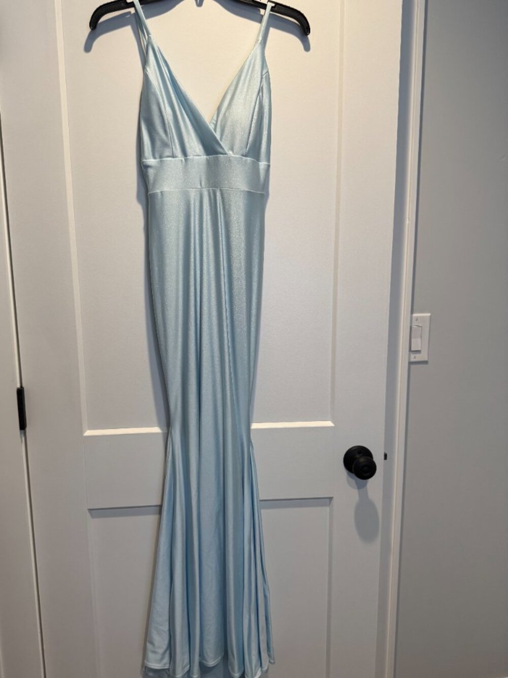 Long blue Prom dress - Picture 3 of 5